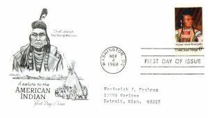 #1364 American Indian  - Artmaster Cachet MS