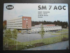10300 Amateur Radio QSL Card TELUB ALVESTA SWEDEN