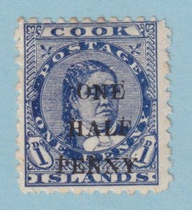 COOK ISLANDS 25a  MINT HINGED OG * NO FAULTS  FINE! - DOUBLE OVERPRINT - CLK