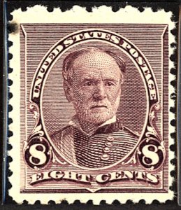 U.S. #225 MINT OG NH Crease Sm stain