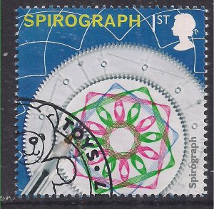 GB 2017 QE2 1st Classic Toys ' Spirograph ' SG 3991 ex fdc ( G1338 )