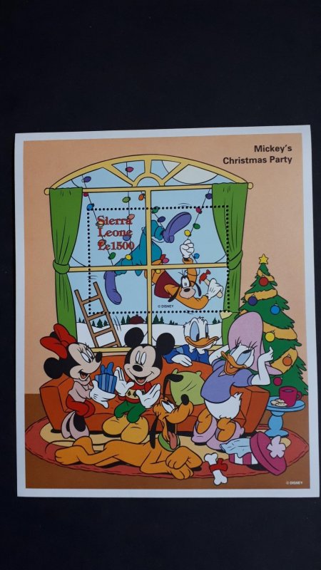 Disney - Sierra Leone 1994. - Christmas ** MNH Block