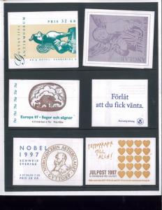 1997 Sweden Swedish Official Booklet Postage Stamp Yearset Collection Svenska