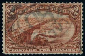 US Scott #293 Used, F