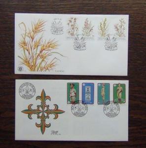 Bophuthatswana 1980 1982 FDC x 10 Tourism Disabled Easter Telephone Scouts etc  