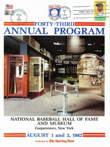 Sporting News Baseball HOF Museum Program 1st Day #2016 Jackie Robinson 1982