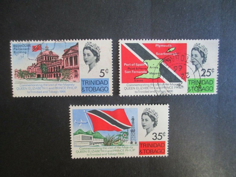 Trinidad and Tobago #119,121-2 Used WDWPhilatelic (J7M4)