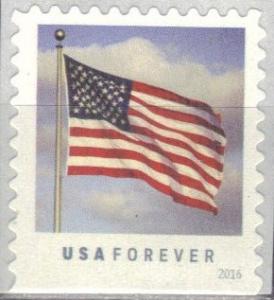#5055, Bklt Single.   Flag   MNH, Forever (E/B)
