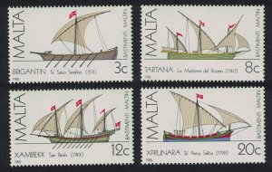 Malta Maltese Ships 1st series 4v 1982 MNH SG#701-704