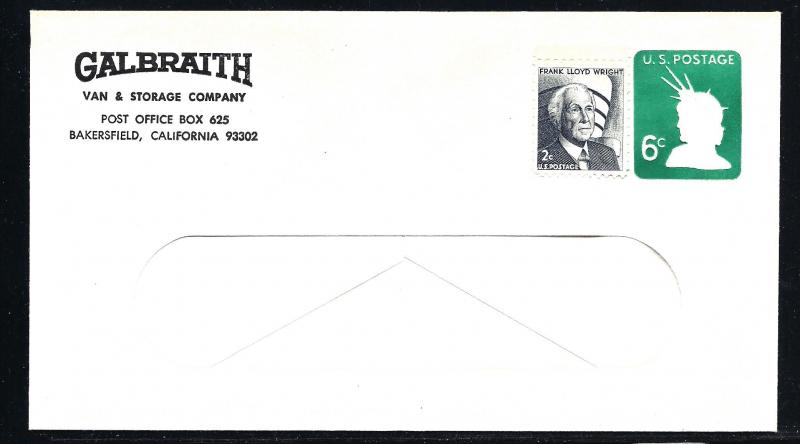 U551, PLASTIC WINDOW ENVELOPE, UNUSED, SHIP $1.00