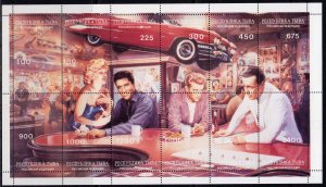 Touva 1995 'Hard Rock Cafe-Marilyn Monroe-Elvis-James Dean-Corvette Shlt(12) MNH