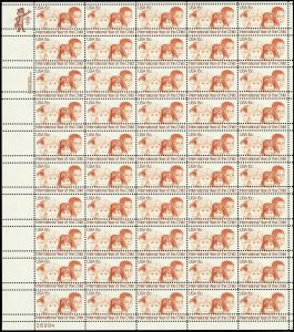 1772 Var, MNH Complete Sheet of 50 With DOUBLE Perforations Error - Stuart Katz