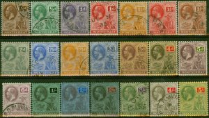 Montserrat 1922-29 Set of 21 SG63-83 Fine Used & Mint Nice Set