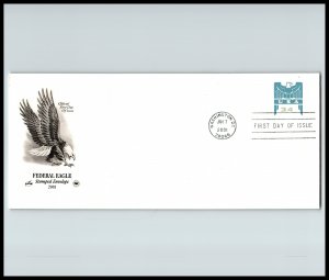 US U646 Eagle PCS Artcraft Variety U/A FDC