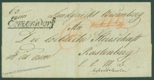 Austria Enzersdorf 1833  Vorphila Stampless Cover 63744