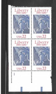 #2224 MNH Plate Block