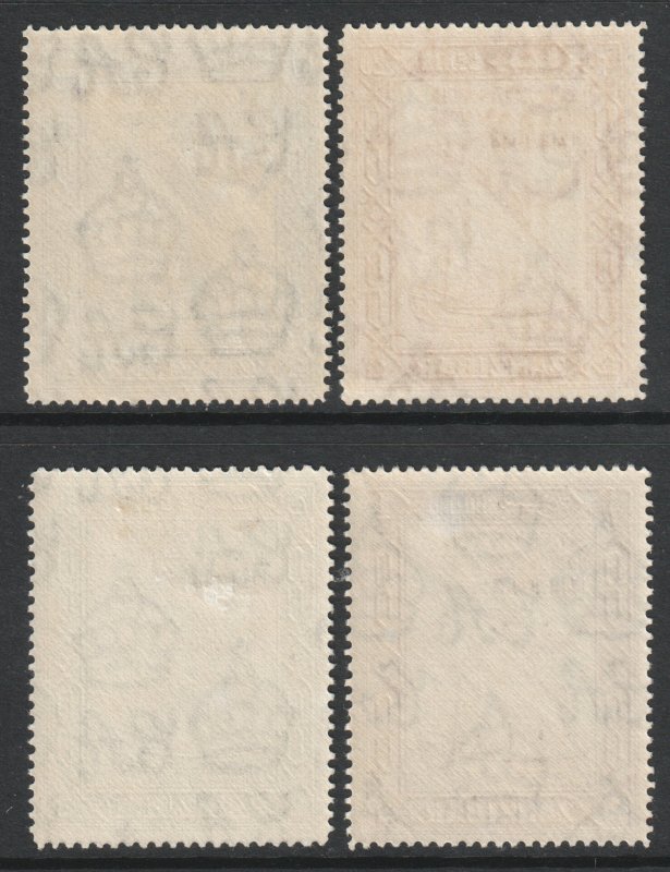 Zanzibar Scott 218/221 - SG327/330, 1944 Bicentenary Set MH*