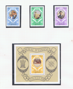 UGANDA 1981 ROYAL WEDDING