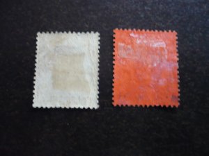 Stamps - Lagos - Scott# 40-41 - Mint Hinged Part Set of 2 Stamps