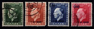 Greece 1946 Restoration of Monarchy, Surch. and date 1-9-1946, Set [Used]