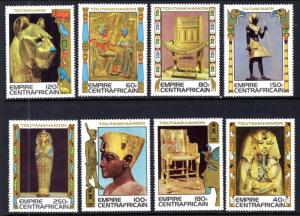 Central African Republic 349-356 King Tut MNH VF