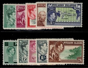 PITCAIRN ISLANDS GVI SG1-8, complete set, M MINT. Cat £75.