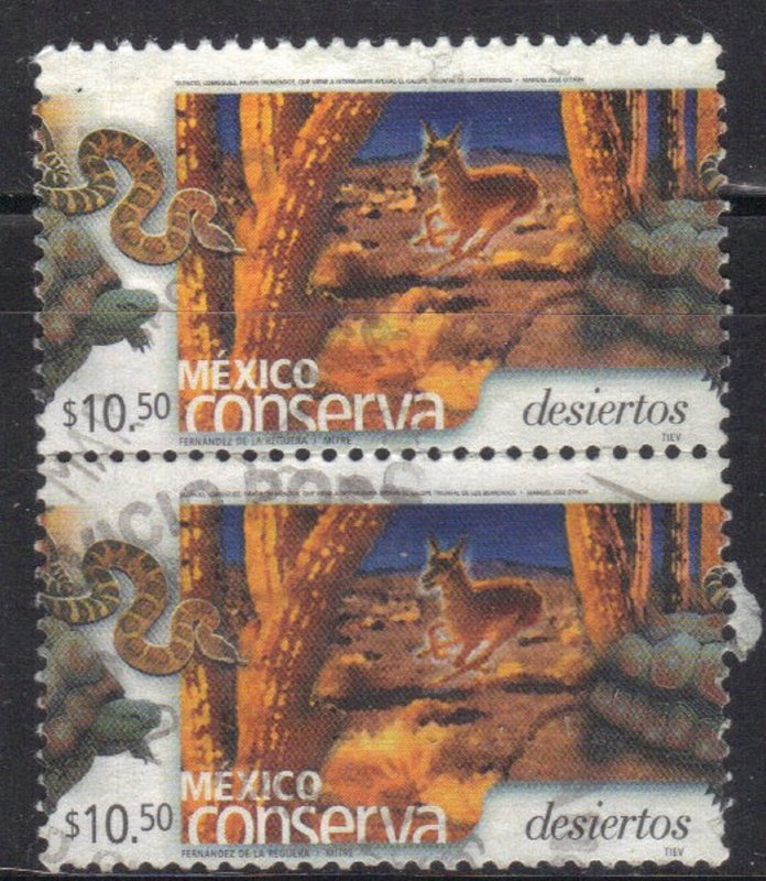 MEXICO  SC# 2375 **USED** PAIR  10.50p  2004      SEE SCAN