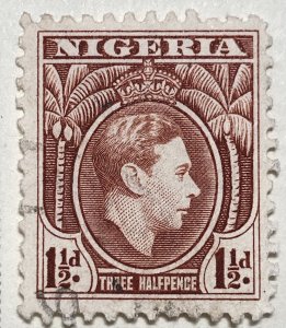 AlexStamps NIGERIA #55 VF Used