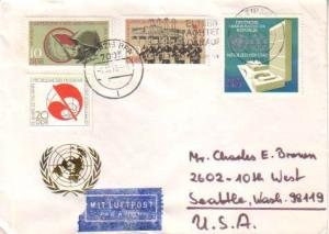 Germany D.D.R., Airmail, United Nations Related, Military Related