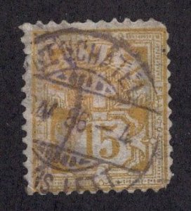 SWITZERLAND #75 USED *MINOR FAULT* ~JM-2120