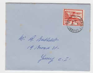 1943 Jersey  1d Blampied Pictorial, on commercial FDC