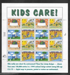 #2951-54 MNH Sheet