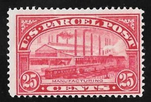 Q9 25 cents Manufacturing Stamp Mint OG NH F