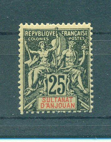 Anjouan sc# 10 mh cat value $15.00