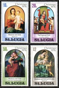 St. Lucia Sc #409-412 Mint Hinged