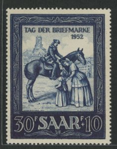 Saar #B91 Mint (NH) Single