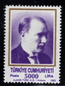 TURKEY Scott 2539 MNH** 1993 stamp