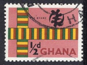 Ghana   #48  1959   used  1/2d.  Gye Nyame