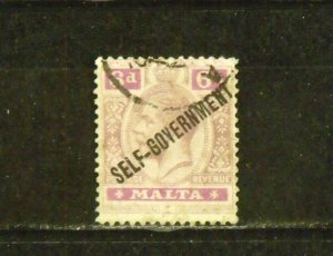 Williams Stamps  -  MALTA   # 80   Used   Scott Cat. Value $ 40.00