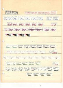 US COIL STRIP COLLECTION ALL MINT, MOSTLY MNH