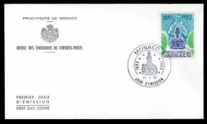 Monaco 1370 U/A FDC