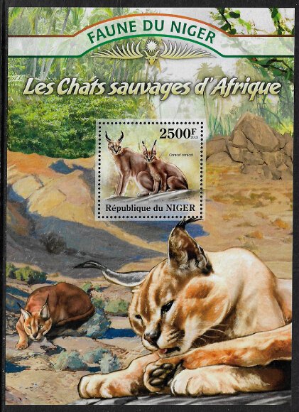 Niger #1158 MNH S/Sheet - Wild Animals