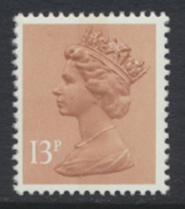 GB  Machin 13p SG X900 1 center band SC# MH83  MNH  1984 see scan & details