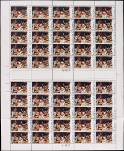 AUSTRALIA 1974 Painting $4 sheet listed variety. MNH **. ACSC cat $365.