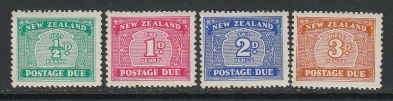 New Zealand, Sc J22-J25 (SG D41-D44), MLH (toned og)