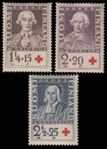 Finland Scott B18-B20 Mint never hinged.