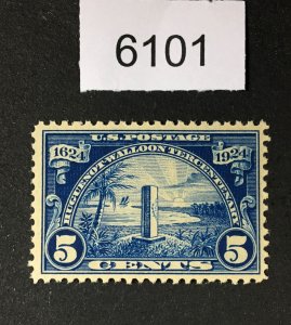 MOMEN:  US STAMPS # 616 MINT OG NH LOT #K 6101