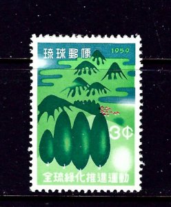 Ryukyu Is 56 MH 1959 issue