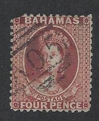 Bahamas USED watermark reversed sc 13 sg 27x