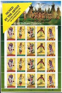 AMERICAN INDIAN DANCES SIGNED BY THE ARTIST  (INCLUDES CERT)